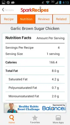 Healthy Recipes - SparkRecipes android App screenshot 3